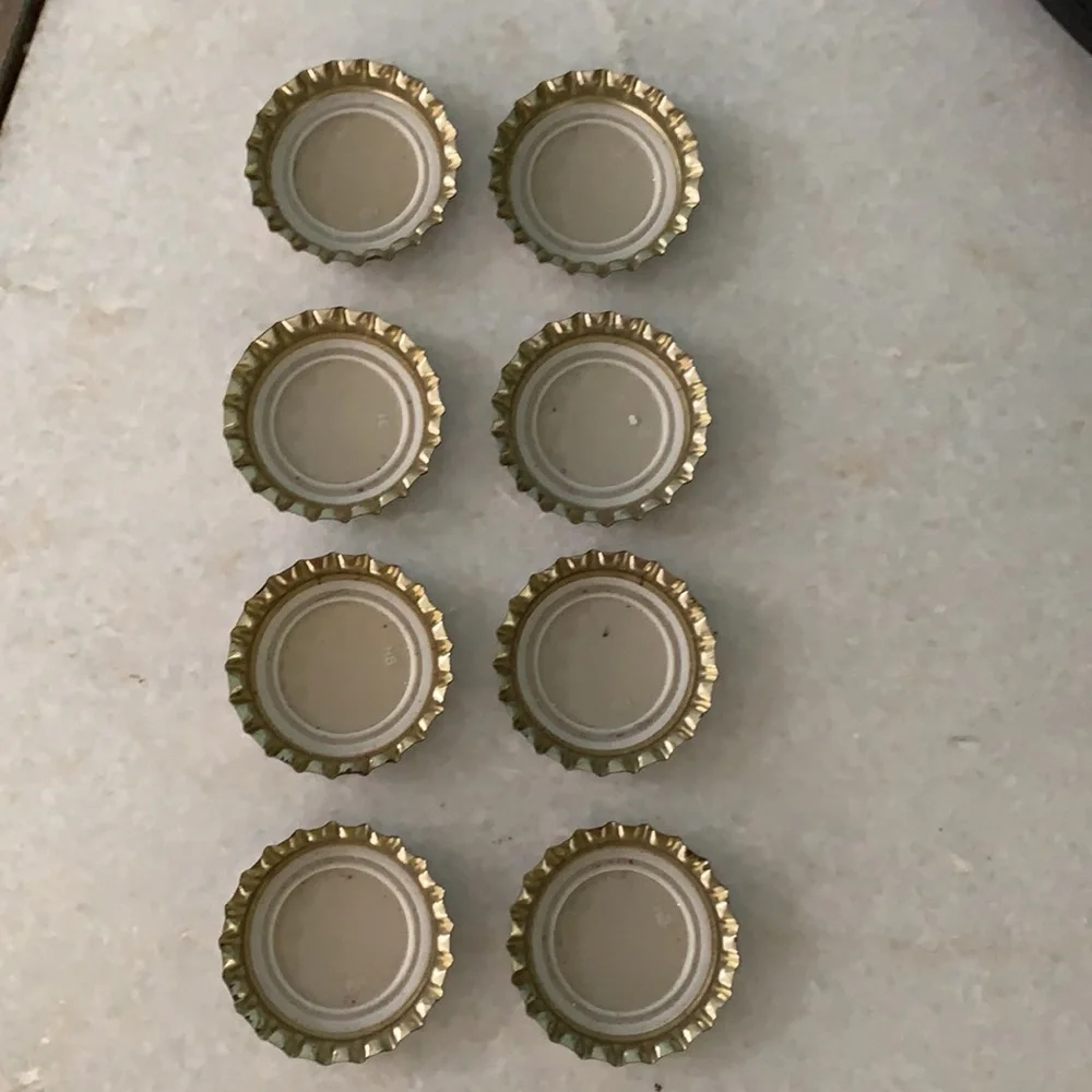 8 Bottle caps for hair bows earrings crafts Disney Princess